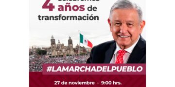 Delegación de morenistas de Quintana Roo asistirá a la #marchadelpueblo