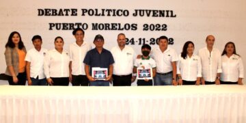 Organizan en Puerto Morelos Debate Político Juvenil 2022