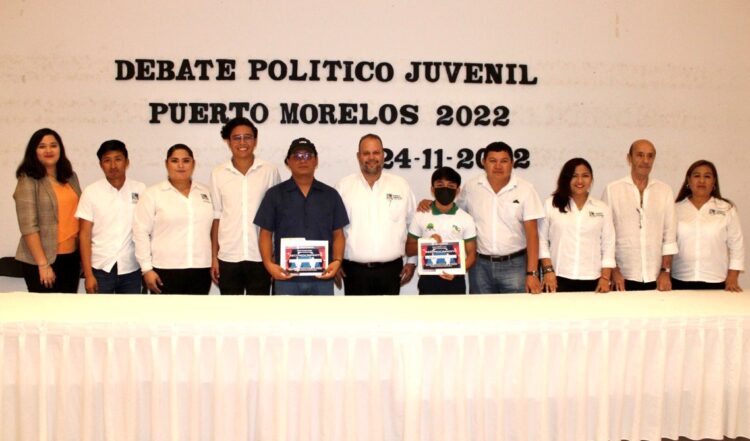 Organizan en Puerto Morelos Debate Político Juvenil 2022