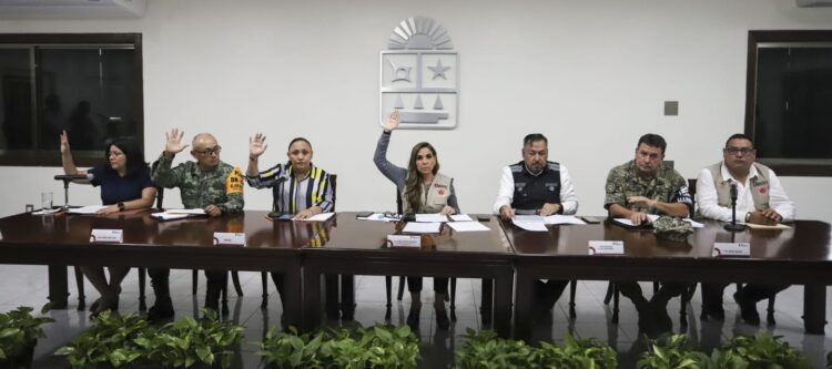 Mara Lezama encabeza acciones preventivas ante tormenta tropical