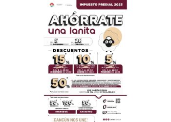 Modifican fechas de descuento para pago de predial 2023