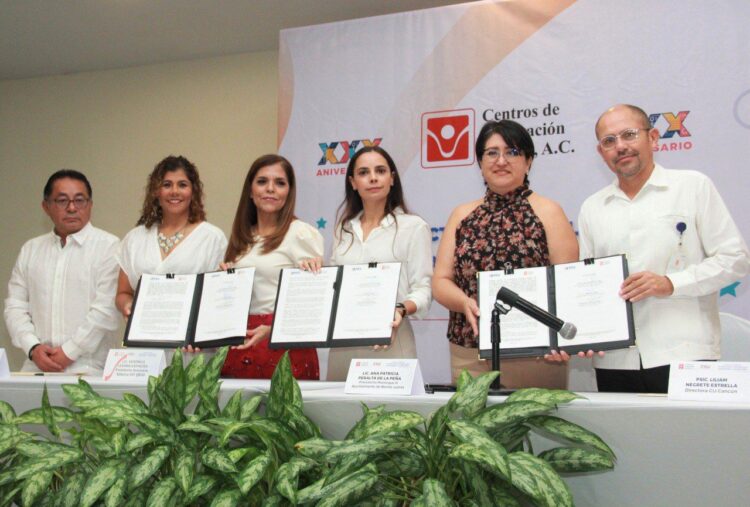 Firman IMCA y CIJ convenio para trabajar en contra de las adicciones