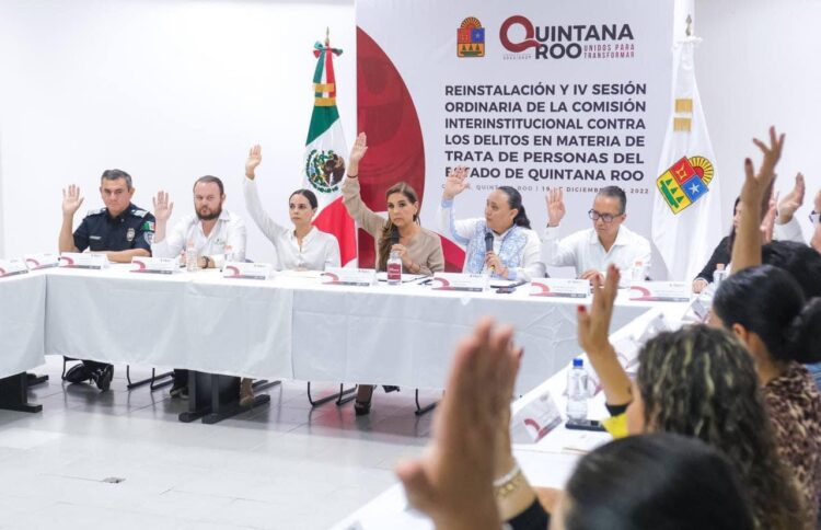 Sentará Mara Lezama las bases para erradicar la trata de personas en Quintana Roo