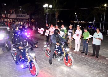 Dan el banderazo al operativo Guadalupe-Reyes en Puerto Morelos