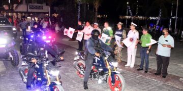 Dan el banderazo al operativo Guadalupe-Reyes en Puerto Morelos