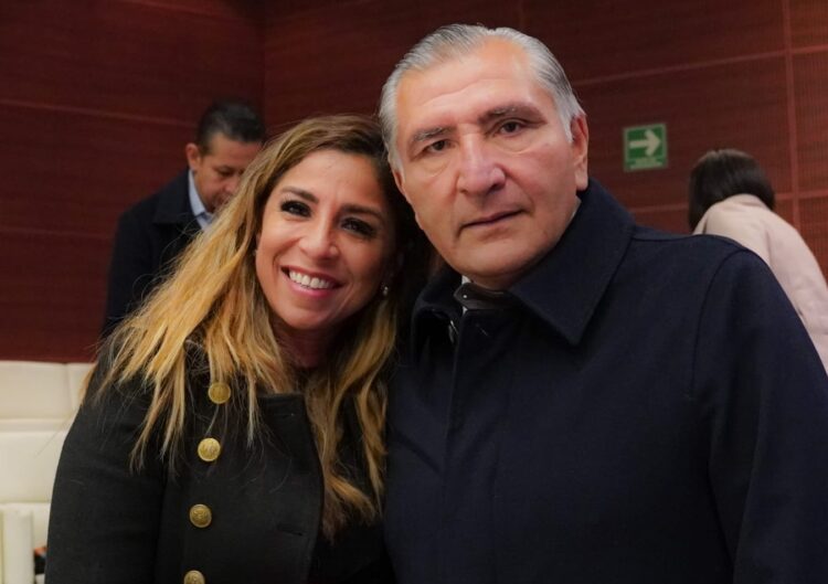 Marybel Villegas se reúne con Adán Augusto López en el Senado para impulsar Reforma Electoral de AMLO