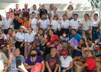 Mara Lezama supervisa la entrega directa de 55 mil apoyos alimentarios