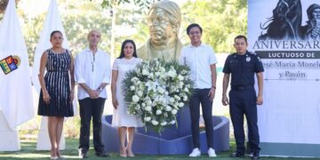 Encabeza Blanca Merari conmemoración del 207 aniversario luctuoso de José María Morelos y Pavón