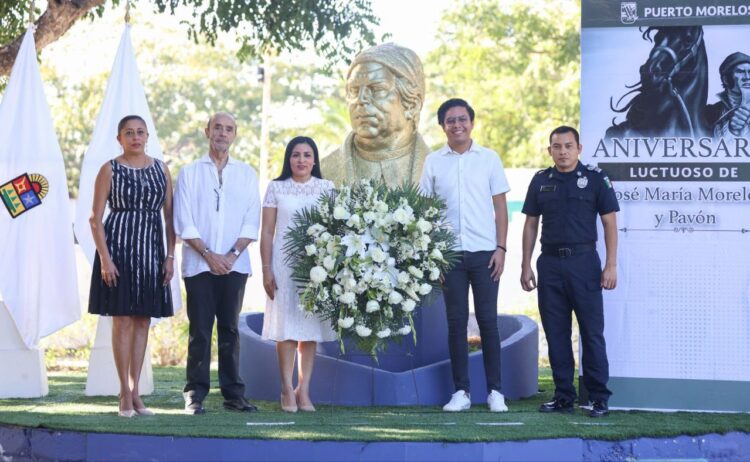 Encabeza Blanca Merari conmemoración del 207 aniversario luctuoso de José María Morelos y Pavón