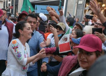 INE ordena a Claudia Sheinbaum deslindarse de pintas de propaganda