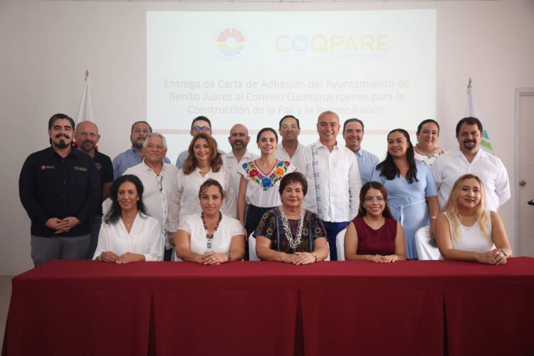Cancún, primer municipio en adherirse a Consejo Quintanarroense para Construcción de la Paz y Reconciliación
