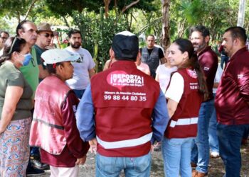 Ana Patricia Peralta lleva "Brigada de Servicios Públicos" a regiones de Benito Juárez