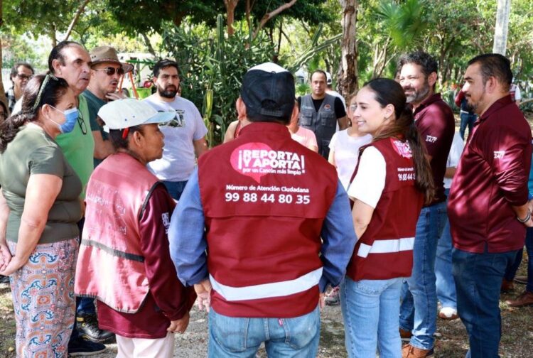 Ana Patricia Peralta lleva "Brigada de Servicios Públicos" a regiones de Benito Juárez