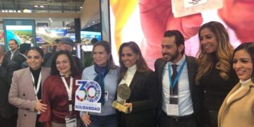 Acompaña Marybel Villegas a Mara Lezama en presentación del Festival Gastronómico del Caribe 2023