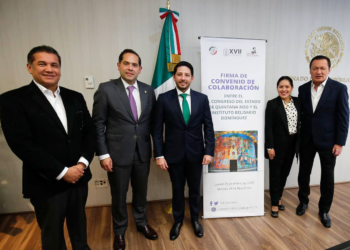 Suscribe Renán Sánchez convenio de colaboración con el Instituto Belisario Domínguez