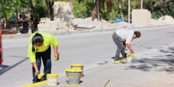 Refuerza Atenea Gómez acciones de limpieza en carretera Punta Sam-Costa Mujeres