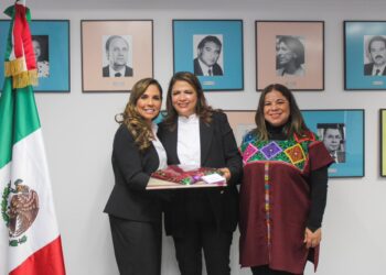 Establecen Mara Lezama y CONAVIM vínculos para atender y erradicar violencia contra las mujeres