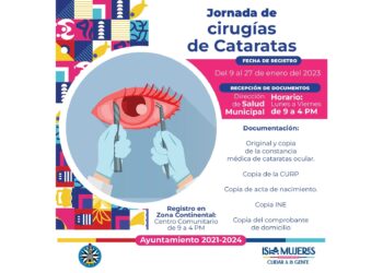 Invitan a adultos mayores a Jornada de Cirugías de Cataratas en Isla Mujeres