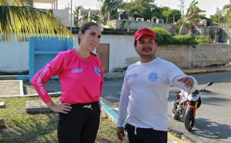 Llega Limpiatón a la colonia Caridad del Cobre de Isla Mujeres