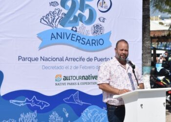 Celebran 25 años de la fundación del Parque Nacional Arrecife de Puerto Morelos