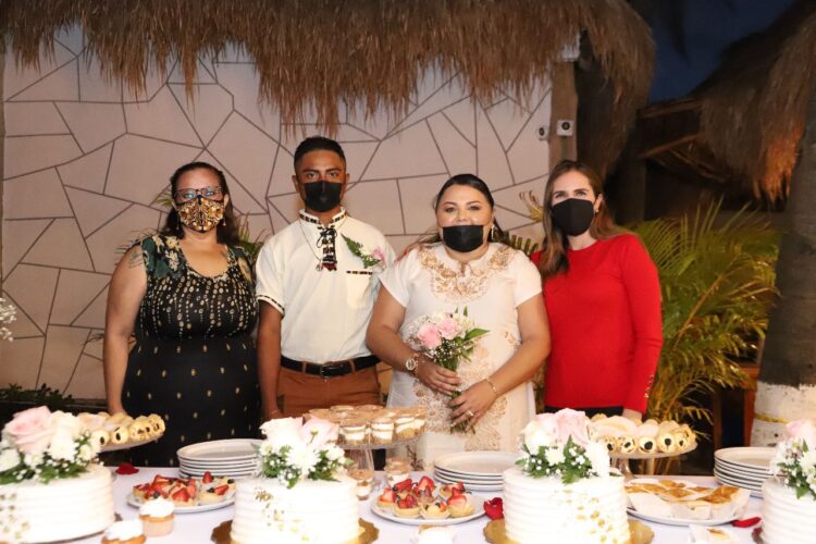 Invita Atenea Gómez a parejas de Isla Mujeres a sumarse a Programa de Bodas Colectivas