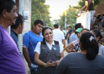 Blanca Merari encabeza jornada de descacharrización en colonias de Puerto Morelos