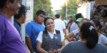 Blanca Merari encabeza jornada de descacharrización en colonias de Puerto Morelos