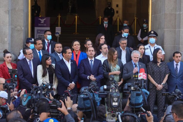Presentan PAN y PRD recursos contra reformas electorales