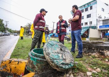 Ana Patricia Peralta supervisa labores preventivas ante lluvias