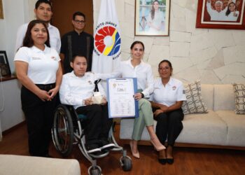 Ana Patricia Peralta recibe “Premio Ciudad Incluyente” otorgado al Ayuntamiento de Benito Juárez