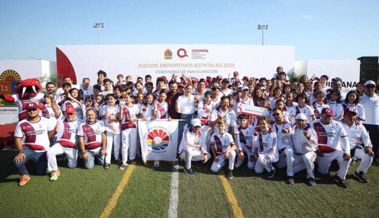 Realizan inauguración de “Juegos Deportivos Estatales 2023” en Cancún