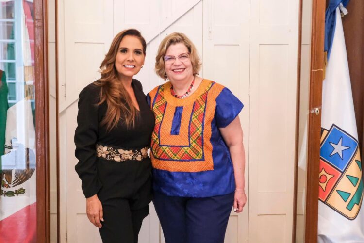 Trabajan Mara Lezama e INMUJERES en impulsar la estrategia de paz y seguridad para las mujeres