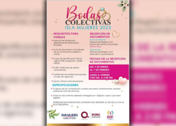 Listo Isla Mujeres para las Bodas Colectivas