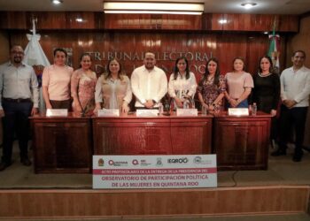 Recibe TEQROO presidencia del “Observatorio de Participación Política de las Mujeres en Quintana Roo”