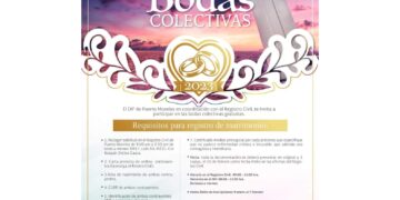 Gobierno de Puerto Morelos reitera invitación a participar en Bodas Colectivas 2023