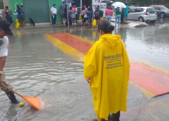 Isla Mujeres, con mínima afectación por lluvias de las últimas horas