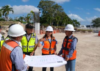 Avanzan megaobras gestionadas por Mara Lezama en Quintana Roo