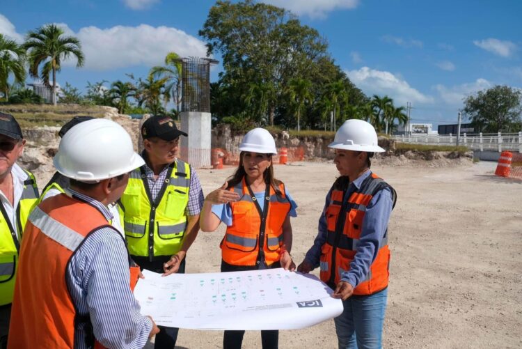 Avanzan megaobras gestionadas por Mara Lezama en Quintana Roo