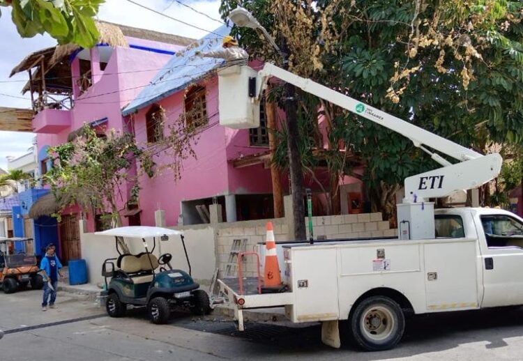 Programa “Isla Mujeres Iluminada” permanente en todo el municipio isleño