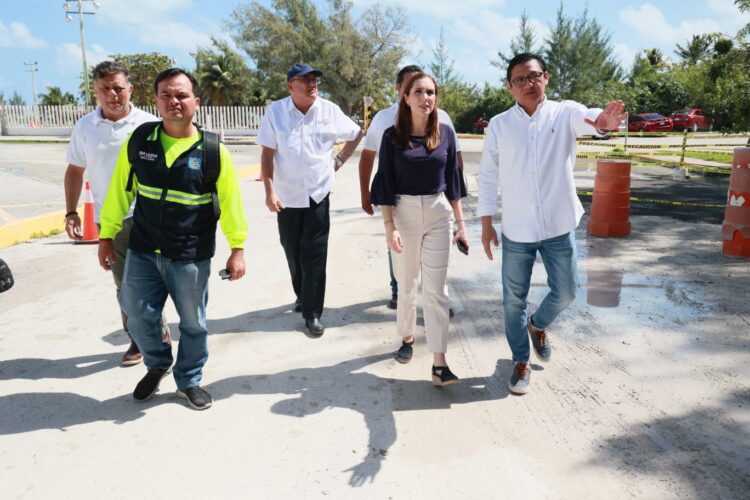 Impulsa Atenea Gómez mejores servicios públicos en la Zona Continental de Isla Mujeres