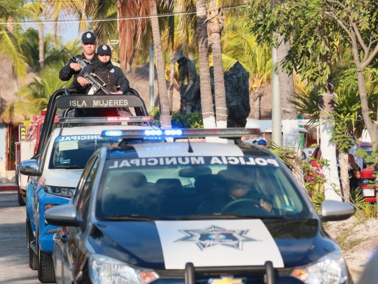 Se activa operativo en materia de Seguridad Pública en Isla Mujeres