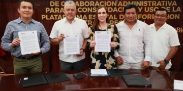 Firma Atenea Gómez convenio para garantizar certeza jurídica en patrimonio de isleños