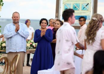 Parejas de Puerto Morelos se dan el sí durante Bodas Colectivas 2023