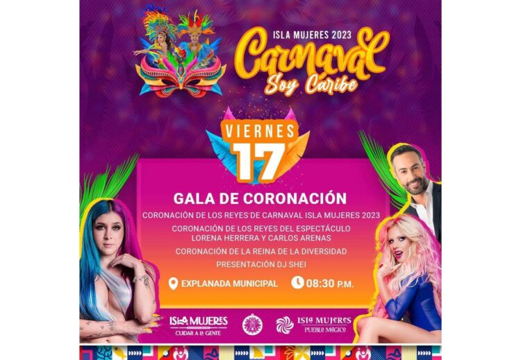 Invita Atenea Gómez a la Gala de Coronación del Carnaval "Soy Caribe 2023"