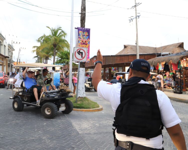 Refuerzan seguridad en Isla Mujeres con motivo del Carnaval "Soy Caribe 2023"