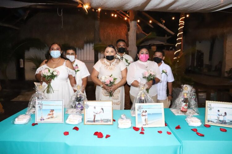 Legalizarán parejas en Isla Mujeres su unión con programa “Bodas Colectivas” en Punta Sur