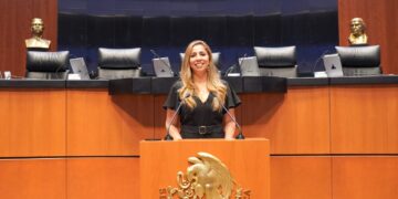 Marybel Villegas avala iniciativa de Ley de Protección del Espacio Aéreo Mexicano