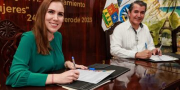 Impulsa Atenea Gómez desarrollo educativo con firma de convenio con la Universidad Sacro Cuore