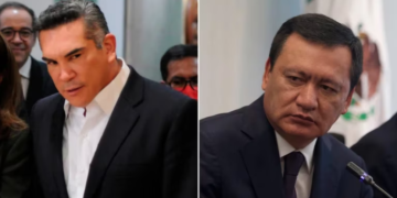 Llega Alejandro Moreno sin invitación a plenaria del PRI; Osorio Chong la cancela
