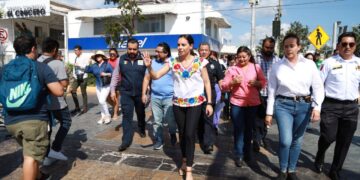 Ana Patricia Peralta lleva Mesa de Seguridad al parque “El Crucero” en Cancún